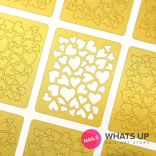 Heart Stickers & Stencils