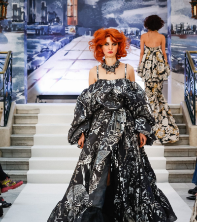 PAUL COSTELLOE LFW AW23 A BREATHTAKING OPPULENT CATWALK COLLECTION