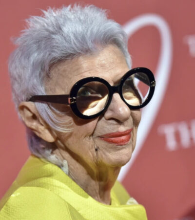 IRIS APFEL FASHION ICON, TEXTILE EXPERT AND INTERIOR DESIGNER DIES AT 102 ..’More is more & less is a bore’
