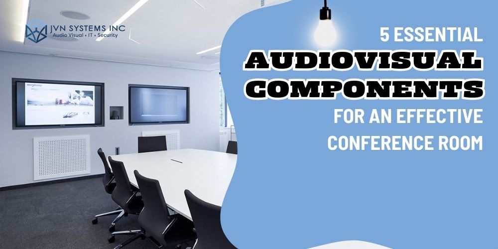 5 essential audiovisual components for an effective conference room