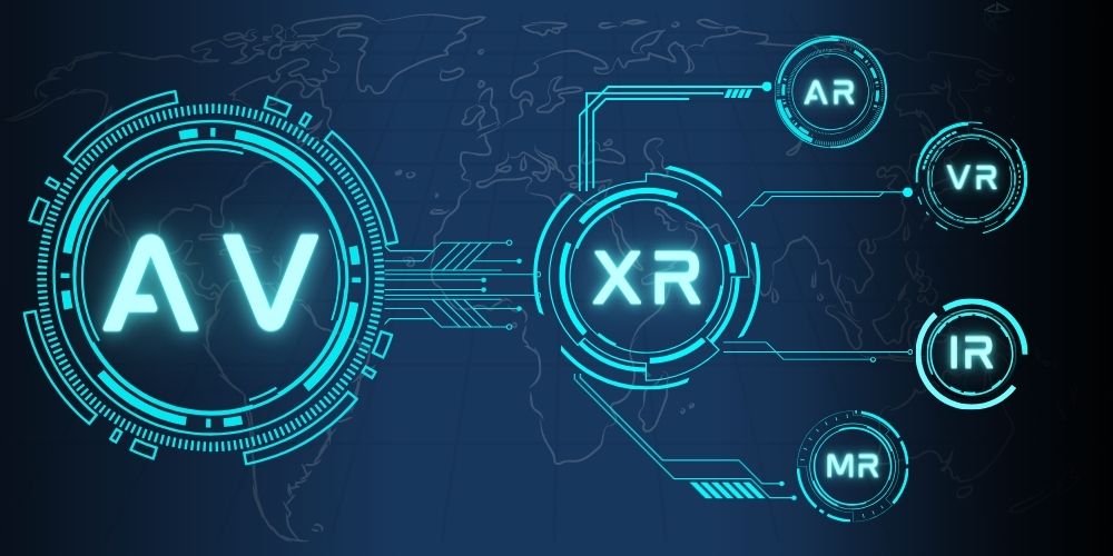Banner image illustrating the synergy of AV and XR technologies.