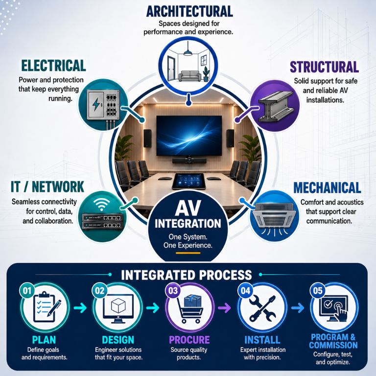 What the AV Integration Process Actually Covers