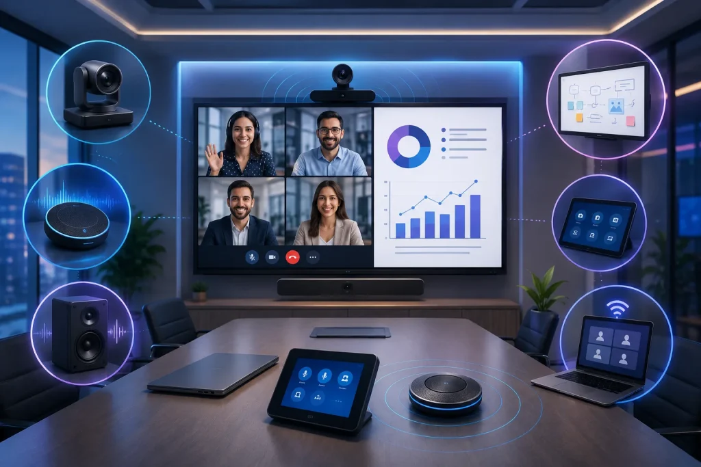 Audio-Visual (AV) Technology for Hybrid Meetings