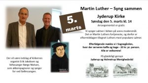Martin Luther – Syng sammen i Jyderup Kirke
