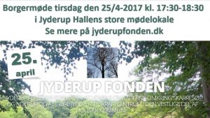 Borgermøde i Jyderup Hallens store mødelokale