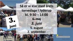 Torvedag i Jyderup kl. 9:30-14:00 - 3. juni - tema: "Børn og dyr"