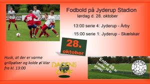 Fodboldkampe på Jyderup Stadion - kig forbi og støt de lokale hold!