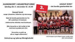 Julekoncert i Holmstrup Kirke med Aavaat koret