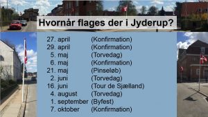 Flagallé i Jyderup (konfirmation)