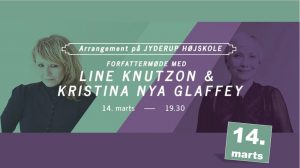 Forfattermøde: Line Knutzon og Kristina Nya Glaffey