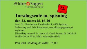 Torsdagscafé m. spisning