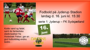 Fodbold på Jyderup Stadion - serie 1: Jyderup – FK Sydsjælland
