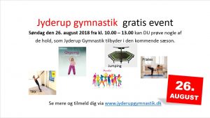 Jyderup Gymnastik inviterer til gratis voksen-event