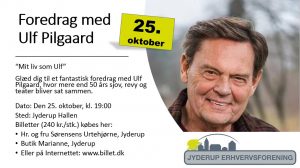 Foredrag med Ulf Pilgaard d. 25/10-18 i Jyderup Hallen