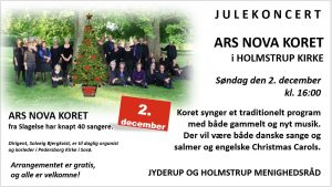 Julekoncert ARS NOVA KORET i Holmstrup Kirke