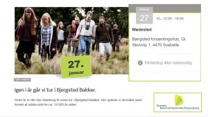 Igen i år går vi tur i Bjergsted Bakker