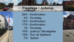 Hvorfor flages der i Jyderup?