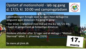 Jyderup i bevægelse - opstart motionshold (gang/løb)