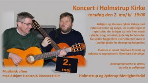 Koncert i Holmstrup kirke med Hansen & Holm @ Holmstrup Kirke | Jyderup | Danmark