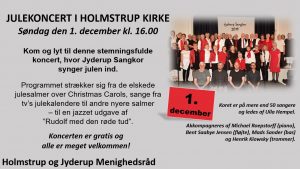 JULEKONCERT I HOLMSTRUP KIRKE @ Holmstrup Kirke | Jyderup | Danmark