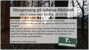 Morgensang i biblioteket @ Jyderup Bibliotek | Jyderup | Danmark