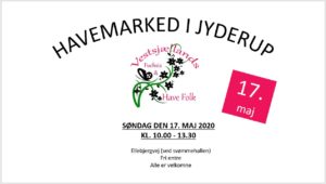 AFLYST - Havemarked i Jyderup - AFLYST PGA. CORONA @ Pladsen v/Jyderup Svømmehal | Jyderup | Danmark