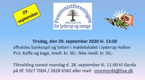 Banko og Lotteri @ Jyderup Hallen | Jyderup | Danmark
