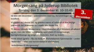 Morgensang på Jyderup Bibliotek @ Jyderup Bibliotek | Jyderup | Danmark