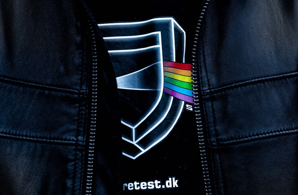 ¨leather jacket