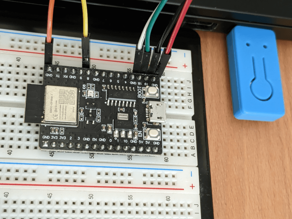 a circuit board with wires connected to it