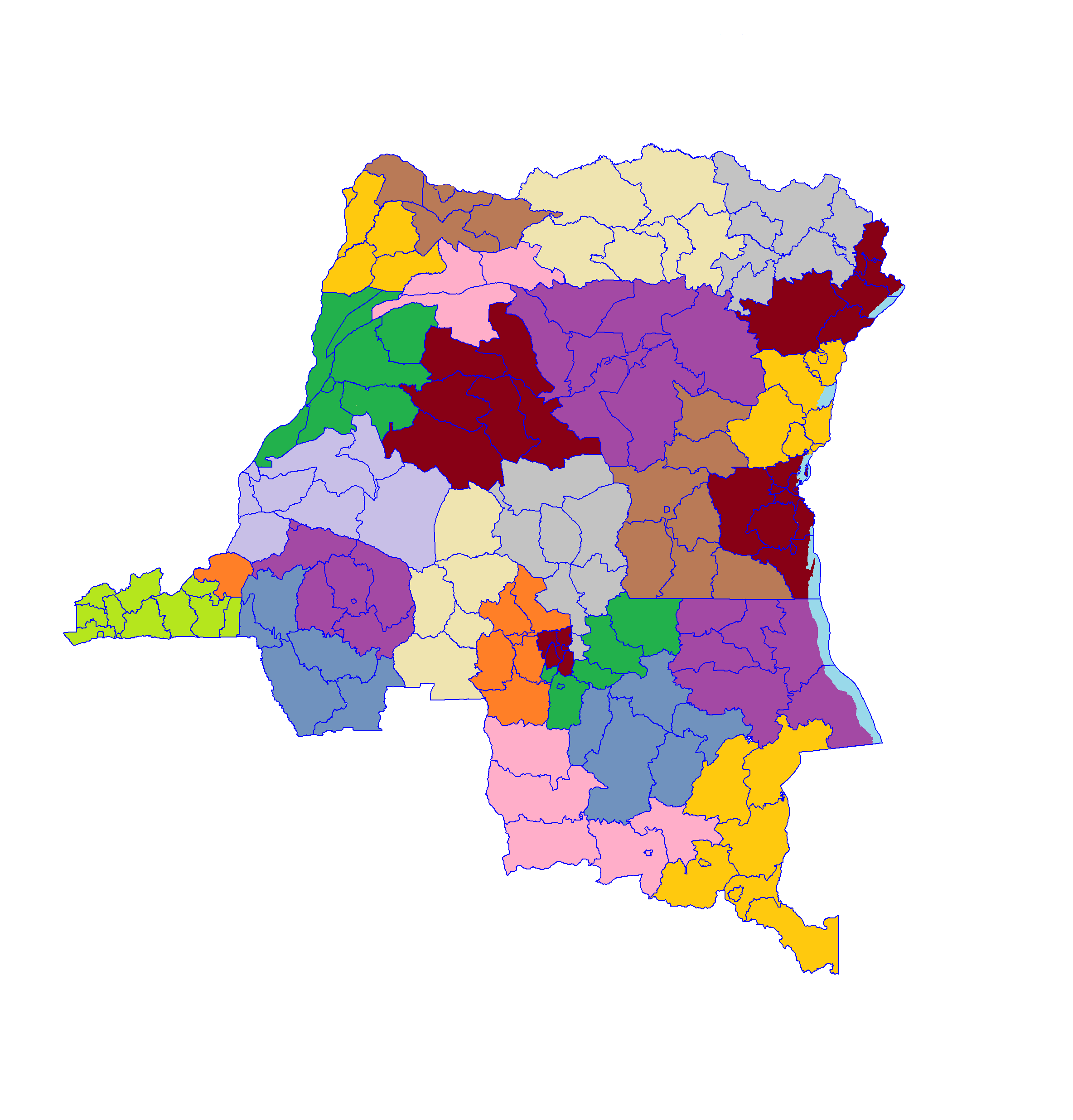 Liste des ethnies et tribus de la RDC