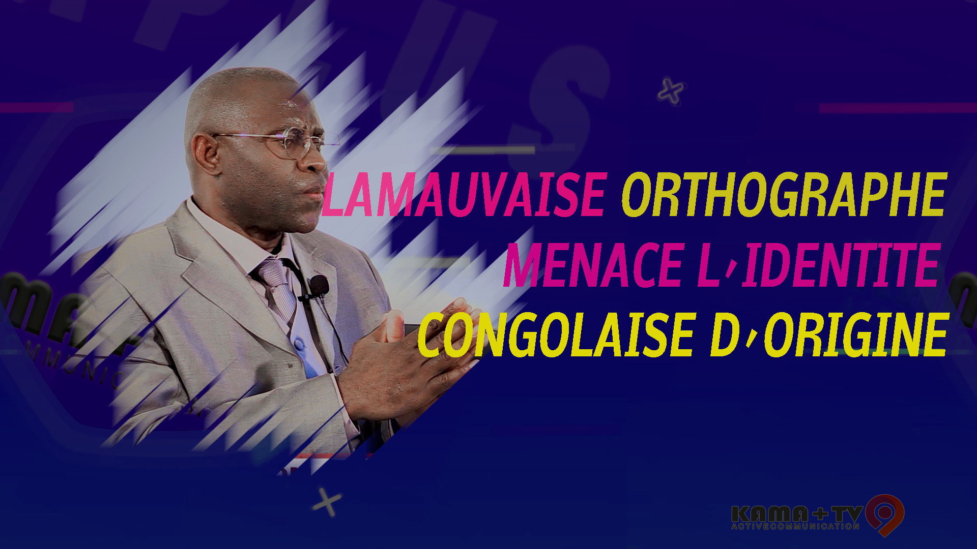 La mauvaise orthographe menace l´identité congolaise d´origine(émission)