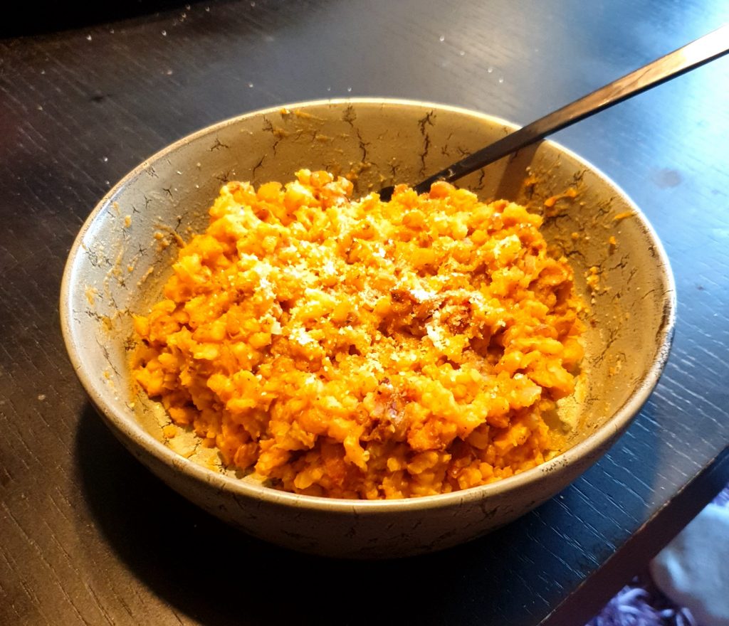 Butternut squash risotto