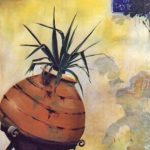 "südlich von hier", Agave an der Algarve, Öl auf Leinwand, 80 x 100 cm