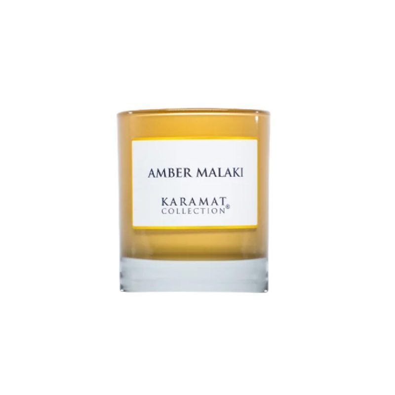 bougie parfumée Amber Malaki - Éclats d'Ambre