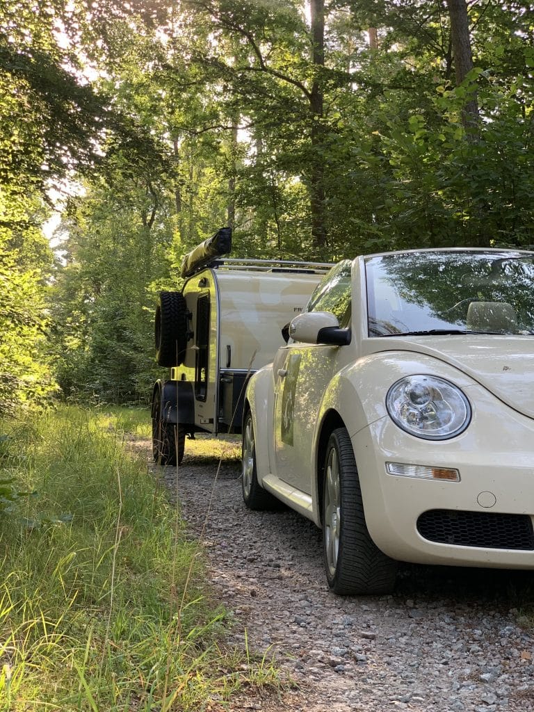 Camperen klar til en stille rejse i naturen”