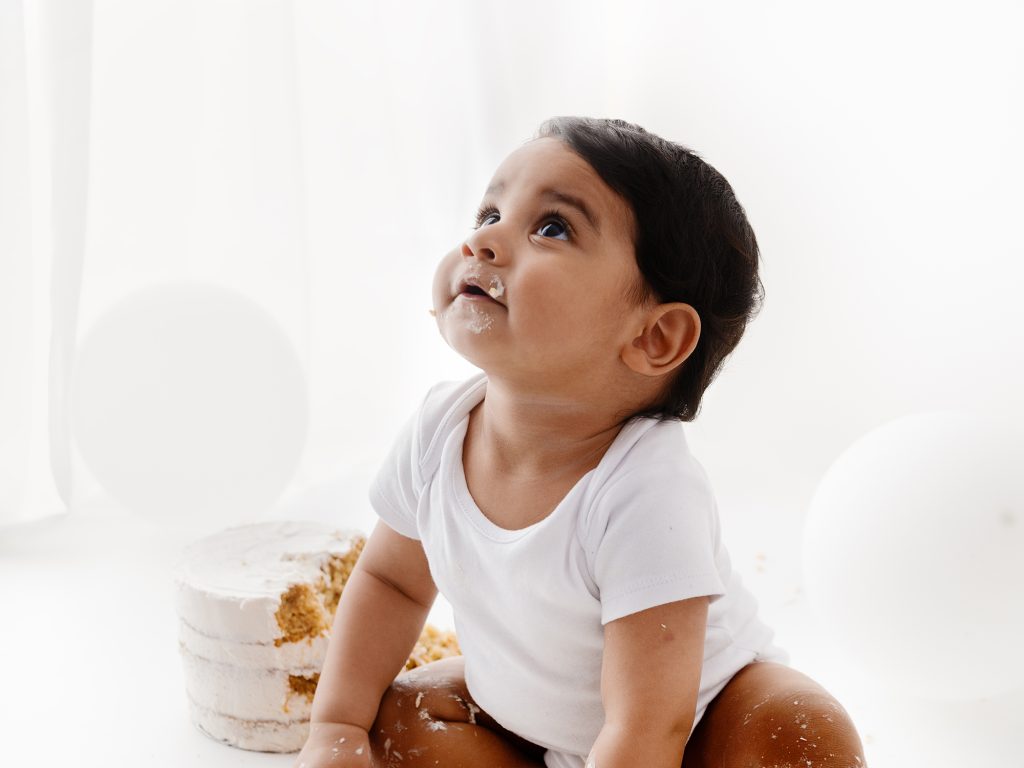 vegan cake smash photoshoot edinburgh