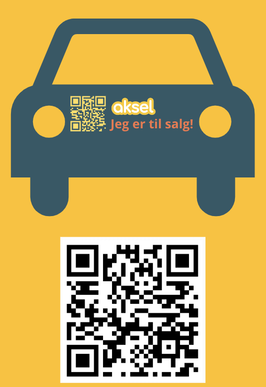 Her er et billede af demonstrationen af den bil med QR kode som vi har lavet.