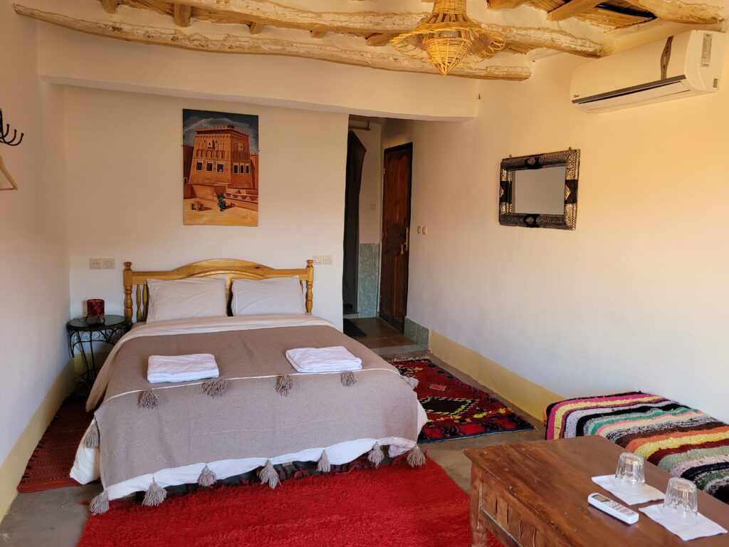 Room at Kasbah Chems hotel Morocco