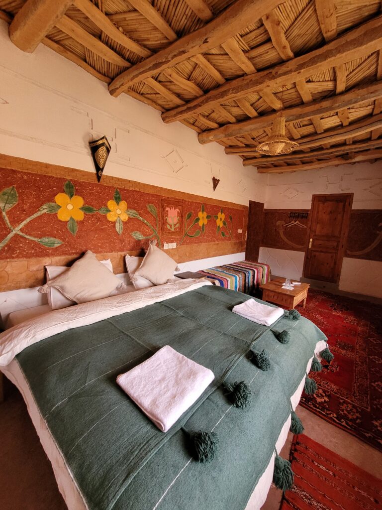 Room at Kasbah Chems hotel Morocco
