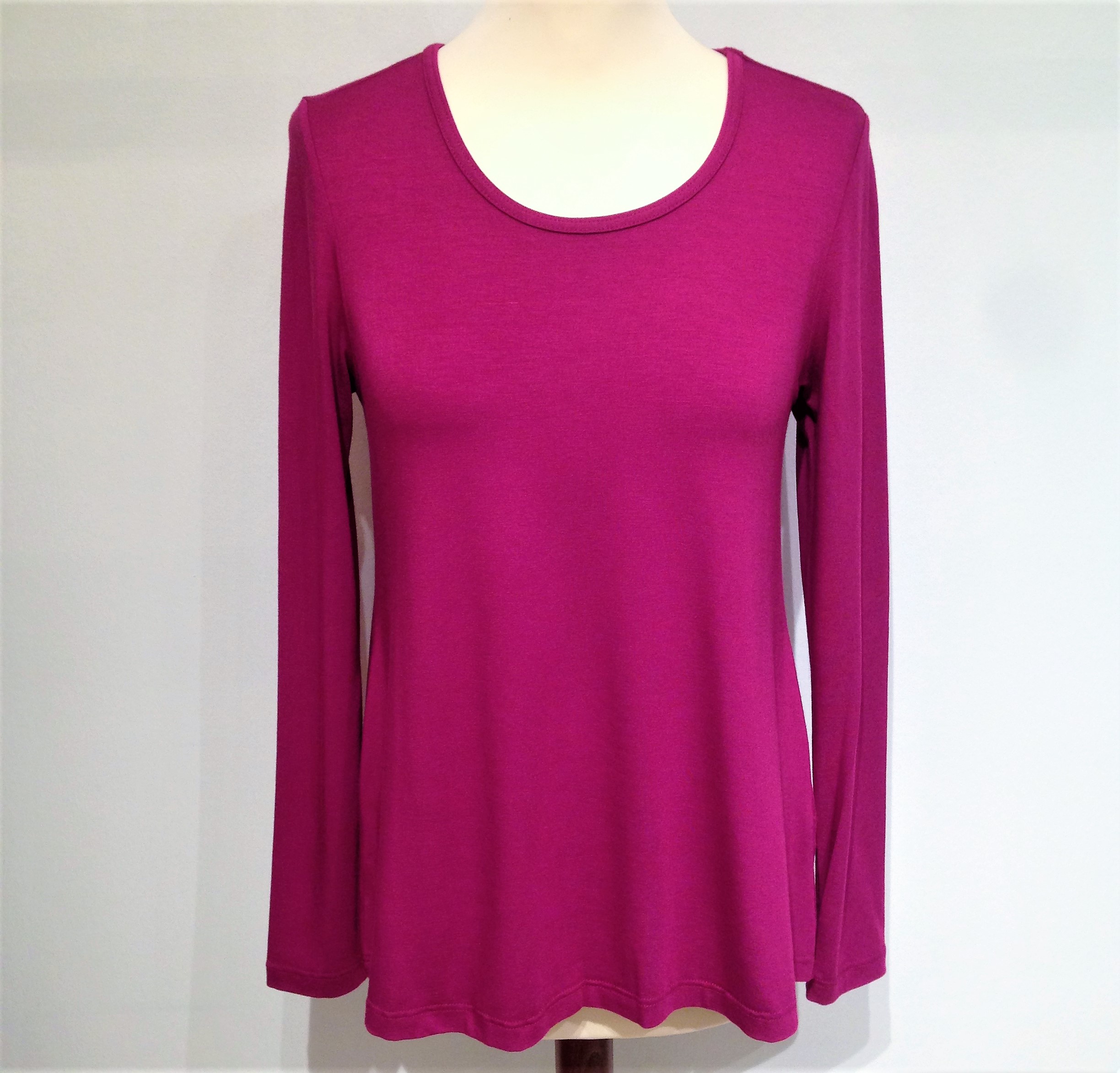 Basic bambus bluse A-form - Billede 5