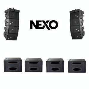 NEXO GEO-S8 LINE ARRAY (HALV RIGG)