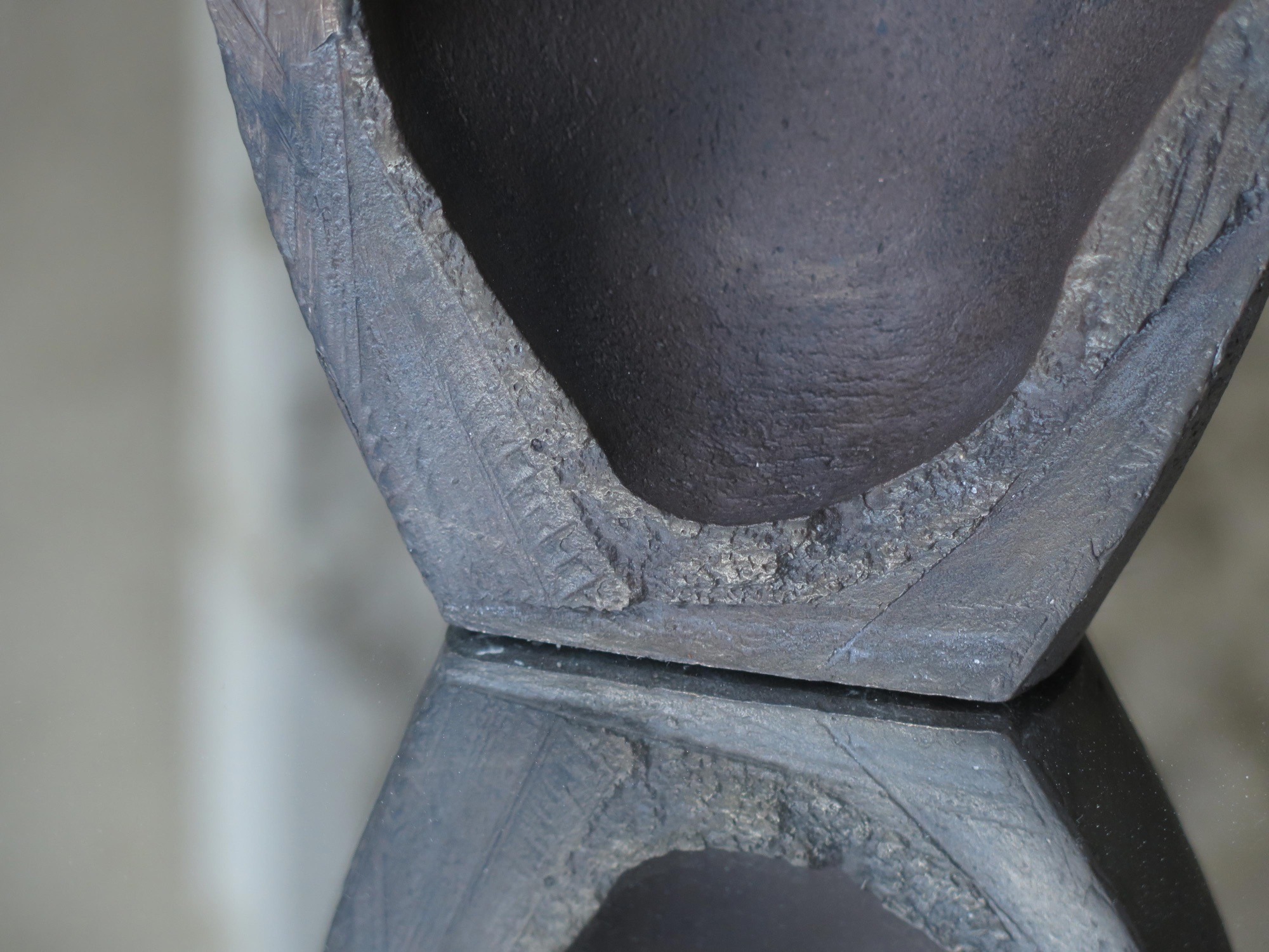 "Cubitum II" (Detail), Ellenbogenabdruck, 15x9x13 cm, Bronze. 2020
