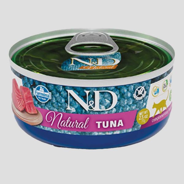 Farmina natural, aanvullend voer voor volwassen katten met tonijn