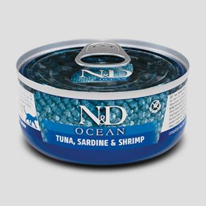 Farmina Ocean, blikvoer voor katten met tonijn en sardines