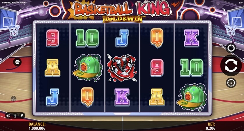Basketball King Hold & Win laimesti