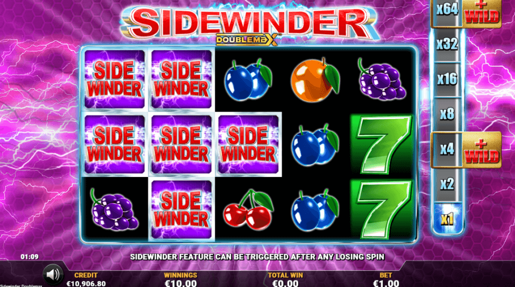 Sidewinder DoubleMax laimesti