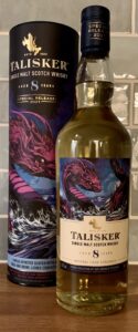 Eine Flasche Talisker 08-years-old Diageo Special Release 2021