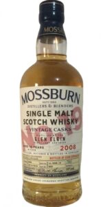 Eine Flasche Glen Elgin 2008 von Mossburn Distillers