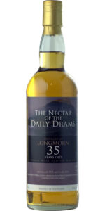Eine Flasche 35-jährigen Longmorns von The Nectar.